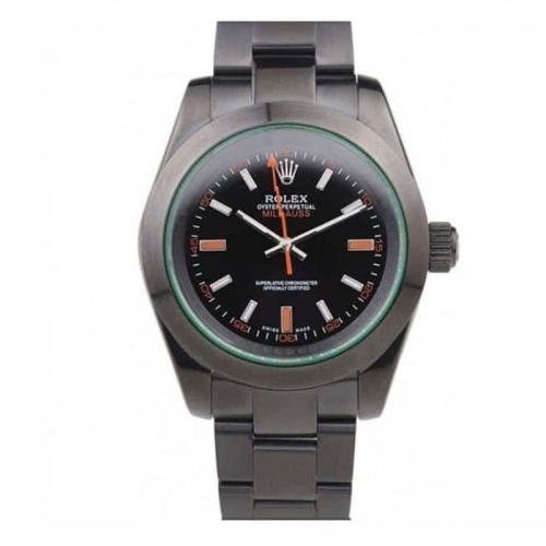 Rolex Milgauss Pro-Hunter Tinted Green Saphire Black Dial PRL05090290 Men Watch 40MM